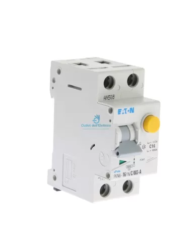 Disjoncteur différentiel Eaton Pkn6-16/1n/c/003-a 1P+N 16 A CA 0,03 6 kA